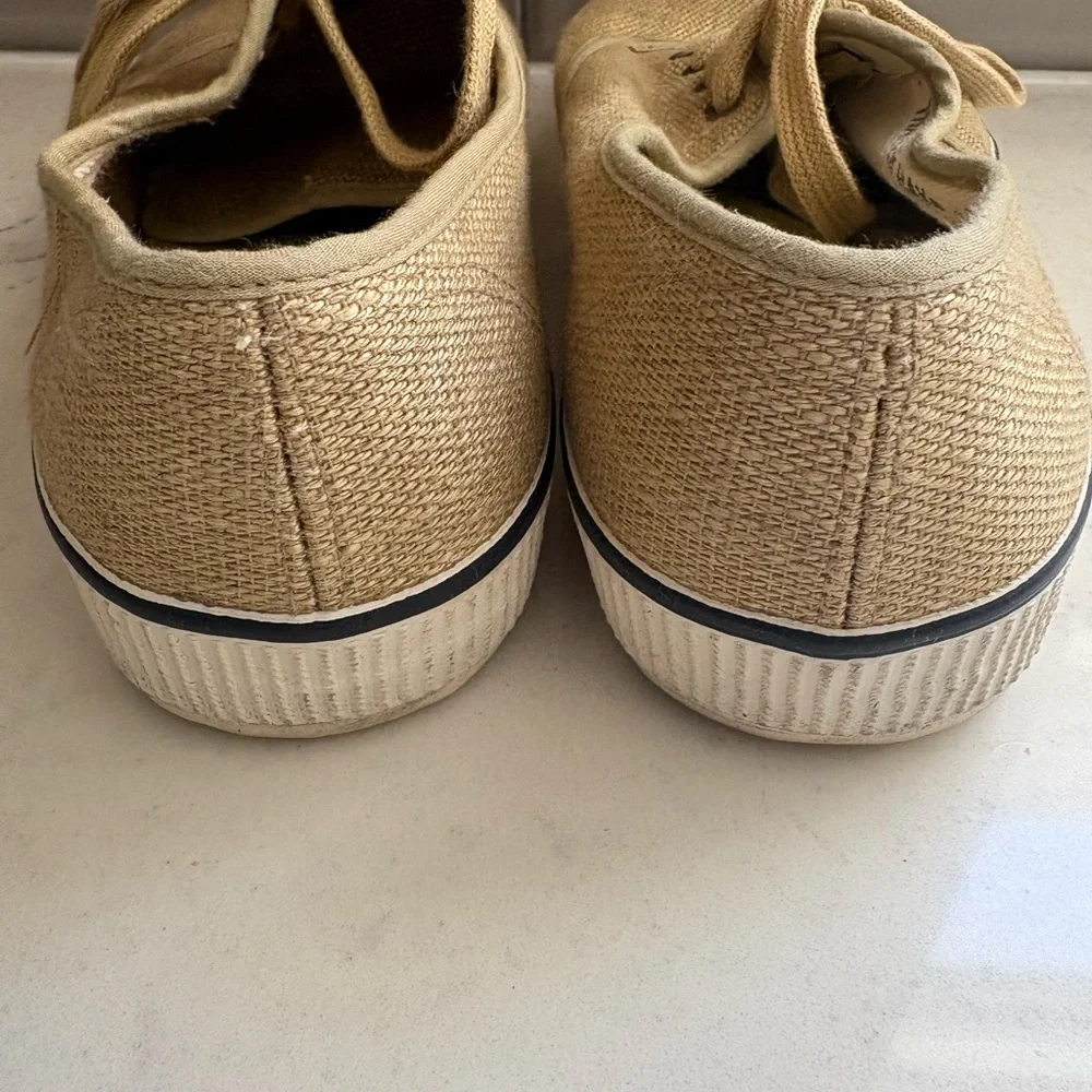 Trader Bay Men's Tan  Lace Up Slip On Shoes Size 8.5